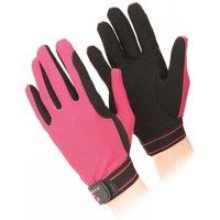 Aubrion Men's Mesh Riding Gloves in Raspberry | Size: Medium