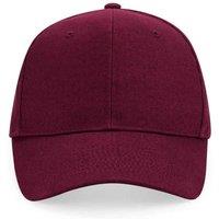 Beechfield Men's Pro-Style Brushed Cotton Heavy Cap in Burgundy