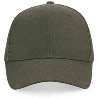 Beechfield Men's Pro-Style Brushed Cotton Heavy Cap in Dark Olive