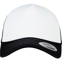 Flexfit Men's Foam Curved Peak Trucker Cap in White