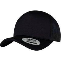 Flexfit Men's Foam Curved Peak Trucker Cap in Black