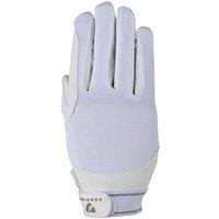 Aubrion Men's Mesh Riding Gloves in White | Size: XL