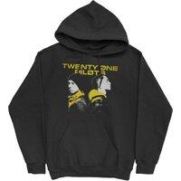 Twenty One Pilots Men's Back To Back Hoodie in Black | Size: Large
