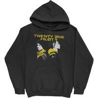 Twenty One Pilots Men's Back To Back Hoodie in Black | Size: XL