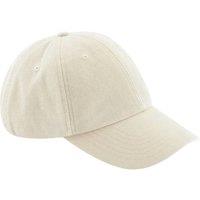 Beechfield Men's Low Profile Vintage Denim-Look Cap One Size in Light Sand