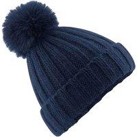 Beechfield Men's Verbier Pom Pom Beanie in Navy