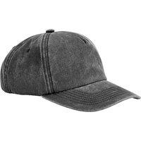 Beechfield Men's 5 Panel Relaxed Fit Cap in Dark Grey