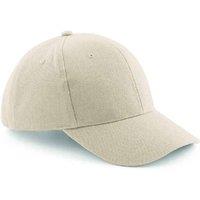 Beechfield Men's Pro-Style Brushed Cotton Heavy Cap in Stone