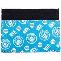 Manchester City FC Men's Crest Card Holder in Mid Blue