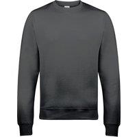 AWDis Women's Just Hoods Crew Neck Plain Sweatshirt (280 GSM) in Charcoal | Size: Medium