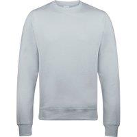 AWDis Women's Just Hoods Crew Neck Plain Sweatshirt (280 GSM) in Grey | Size: 3XL