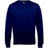 AWDis Women's Just Hoods Crew Neck Plain Sweatshirt (280 GSM) in Navy | Size: 3XL