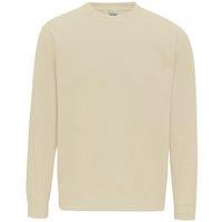 AWDis Women's Just Hoods Crew Neck Plain Sweatshirt (280 GSM) in Light Brown | Size: Large