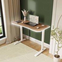 X Rocker Oka RGB LED Office Desk with Wireless Charging in Light Oak | Size: Large