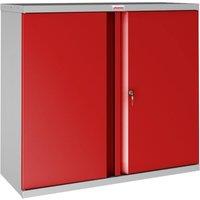 Phoenix Safe Company Steel Storage Cupboard in Red with Key Lock, SCL0891GRK | Size: 800mm