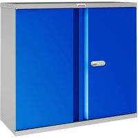 Phoenix Safe Company Stationery Cupboard in Blue with Electronic Lock, SC1010GBE | Size: 100 cm