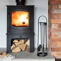 Ivyline Curved Companion Set Black H71cm W19cm