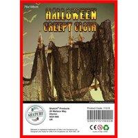 Shatchi 50x Large Black Mesh Halloween Decoration Cloth - Party Accessories