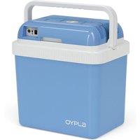 Oypla 24L 240V AC & 12V DC Portable Electric Cool Box in Blue