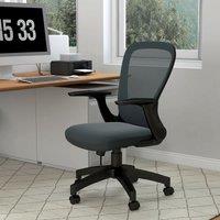 VINSETTO Ergonomic Mesh Office Chair with Adjustable Arm Lumbar Back Support in Grey
