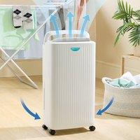 Bergstrom 12L Dehumidifier with LED Display, Washable Dust Filter & 2L Tank in White