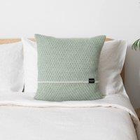 Native Natural Hoop Green Wool Cushion 45x45cm | Size: 45 cm x 45 cm