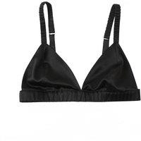 Soft Strokes Silk Women's Silk Bralette Vin - Black | Size: XS