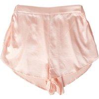 Soft Strokes Silk Women's Silk Petal Mid Waist Shorts - Powder Pink | Size: 4