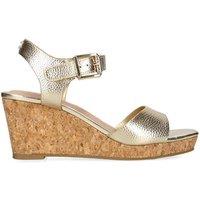 Carvela Women's 'Sadie Wedge' Sandals in Gold | Size: 7