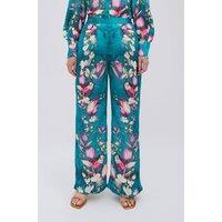 Raishma Studio Women's Lauren Blue Trousers | Size: 10