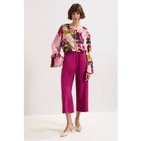 Phase Eight Women's Classic Culotte in Fuchsia | Size: 14