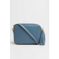 Betsy & Floss Women's "Verona' Crossbody Tassel Bag in Blue
