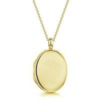 LOVELOX Lockets Women's Large Oval Locket in Gold