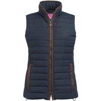 Brook Taverner Women's Madison Quilted Gilet in Navy | Size: Medium