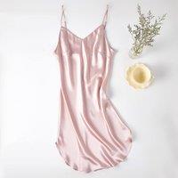 Soft Strokes Silk Women's Silk Slip Dress River Nymph - Baby Pink | Size: 2