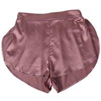 Soft Strokes Silk Women's Silk Petal Mid Waist Shorts - Cocoa Purple | Size: 8
