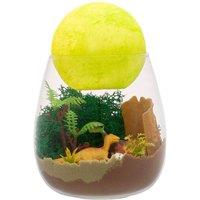 Living and Home Dinosaur Toys DIY Terrarium Kit Ornament with Moon Lamp for Kids