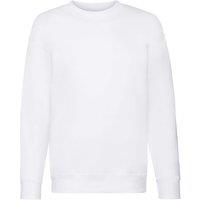 Fruit of the Loom Premium Drop Shoulder Sweatshirt in White | Size: 3-4 Years