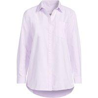 Lands' End Women's Cotton Oxford Shirt in Lilac | Size: 20