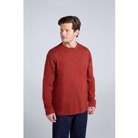 Animal Men's 'Otis' Comfortable Lightweight Top Casual Long Sleeve Outdoor T-Shirt in Terracotta | Size: XS