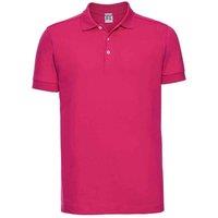 Russell Men's Pique Stretch Polo Shirt in Fuchsia | Size: 3XL