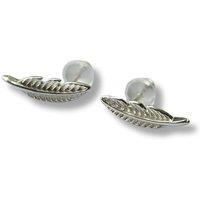 Aye Do Gifts Women's Angel Feather Silver Stud Earrings