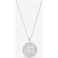 Simply Silver Women's Sterling Silver 925 Zodiac Pendant - Gemini
