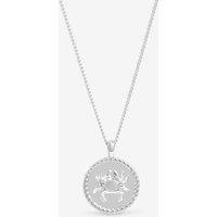 Simply Silver Women's Sterling Silver 925 Zodiac Pendant - Cancer