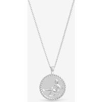 Simply Silver Women's Sterling Silver 925 Zodiac Pendant - Virgo