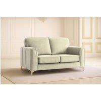 Somnior Regency 2 Seater Plush Velvet Sofa - Manufactured in the UK in Cream