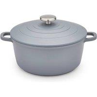 Morphy Richards 24cm Casserole Cast Aluminium Dish in Grey | Size: Large