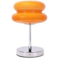 EONLION Orange Rechargeable LED Cordless Touch Table Lamp Macaron Lampshade