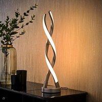 EONLION Integrated LED Matt Silver Double Twist Living Room Touch Warm Light