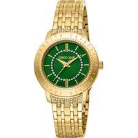Roberto Cavalli Women's Swiss Quartz Watch in Dark Green